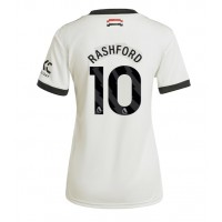 Camisa de time de futebol Manchester United Marcus Rashford #10 Replicas 3º Equipamento Feminina 2024-25 Manga Curta